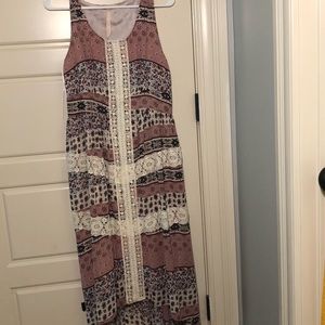 High-low maxi dress